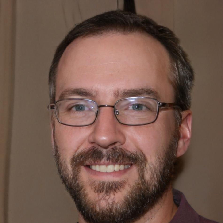 Портрет преподавателя Яна Новотного